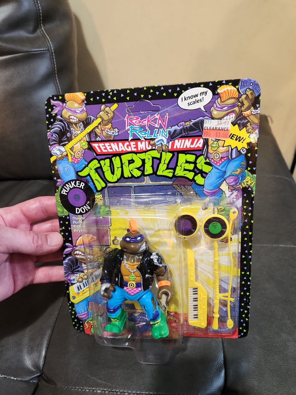 1991 Rock 'N Rollin' Punker Don Action Figure - Purple & Green - Picture 1 of 5